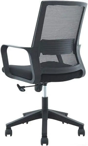 Ergonomic Office Chair with Lumbar Support - Adjustable & Swivel Mid-Back Desk Chair-GCC Home Center