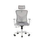 Load image into Gallery viewer, Ergonomic White Office Chair with Adjustable Lumbar Support &amp; Breathable Mesh - Comfortable High-Back Desk Chair for Home &amp; Office-GCC Home Center