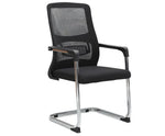 Load image into Gallery viewer, Executive Mesh Visitor Chair for Office, With Steel Frame &amp; Modern Design - Black-GCC Home Center