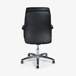Load image into Gallery viewer, Executive Office Chair, Metal/Chrome Wheel Base - Black-GCC Home Center