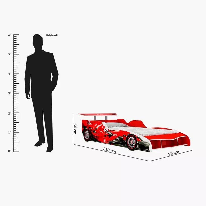 F1 Single Car Bed - 90x190 cm-GCC Home Center
