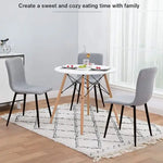 Load image into Gallery viewer, Fabric Cushion Grey Dining Chair for Kitchen, Living Room-GCC Home Center
