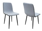 Load image into Gallery viewer, Fabric Cushion Grey Dining Chair for Kitchen, Living Room-GCC Home Center