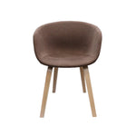 Load image into Gallery viewer, Jilphar Furniture Fabric Dining Chair with Wooden Legs JP1330-GCC Home Center