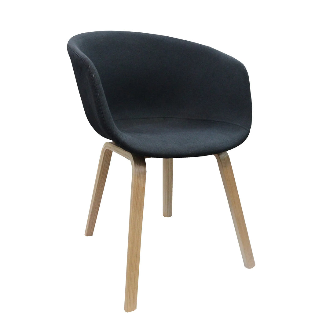 Jilphar Furniture Fabric Dining Chair with Wooden Legs JP1330-GCC Home Center