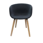 Load image into Gallery viewer, Jilphar Furniture Fabric Dining Chair with Wooden Legs JP1330-GCC Home Center