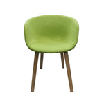 Load image into Gallery viewer, Jilphar Furniture Fabric Dining Chair with Wooden Legs JP1330-GCC Home Center