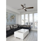 Load image into Gallery viewer, Fan Ø 127CM Ceiling Fan Chrome/Brown With Remote Control Included