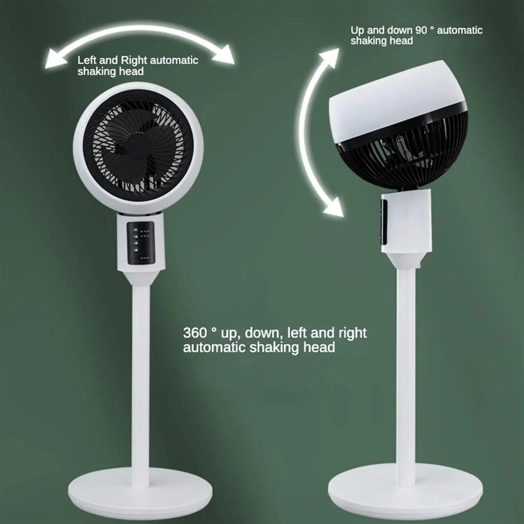 Fans Household Vertical Electric Fan, 220V Air Circulation Ventilation Device, Remote Timer.