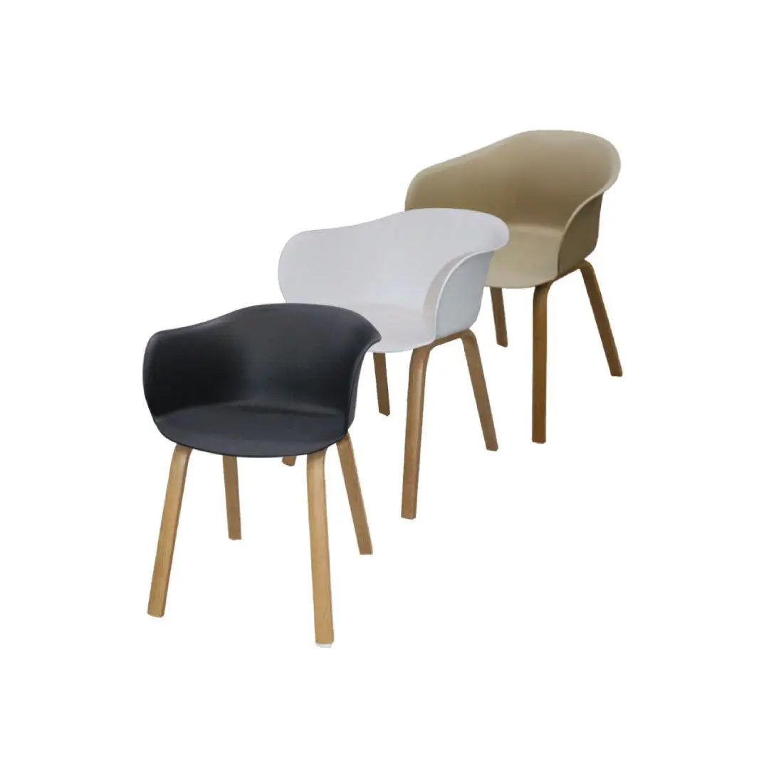Jilphar Furniture Fiber Plastic Dining Chair with Metal Legs JP1324-GCC Home Center