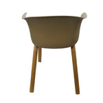 Load image into Gallery viewer, Jilphar Furniture Fiber Plastic Dining Chair with Metal Legs JP1324-GCC Home Center