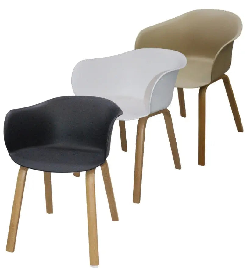 Jilphar Furniture Fiber Plastic Dining Chair with Metal Legs JP1324-GCC Home Center