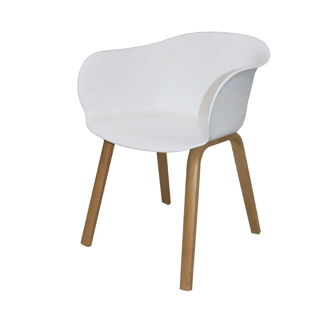 Jilphar Furniture Fiber Plastic Dining Chair with Metal Legs JP1324-GCC Home Center
