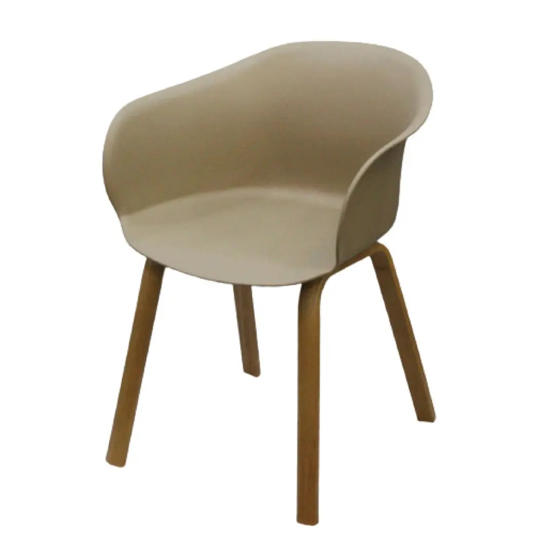 Jilphar Furniture Fiber Plastic Dining Chair with Metal Legs JP1324-GCC Home Center