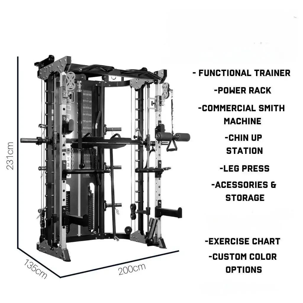 Fitness Prestige Series DY-6000: Ultimate Functional Trainer with Smith Machine