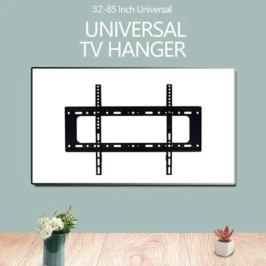 Fixed TV Wall Mount Bracket Tilt Ultra Slim TV Mount for 32-85" LED LCD OLED Plasma TVs,TV/Computer Wall Mount Bracket TV Stand/Television Stands for 32-85 Inch Screen Wall Bracket Capacity Up to 50kg