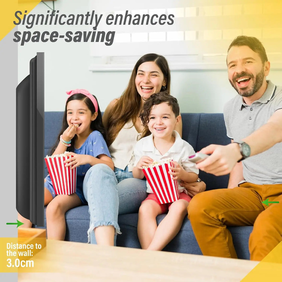 Fixed TV Wall Mount for Most 37-80 Inch Flat Screen LED, LCD TV Wall Mount TV Bracket up to VESA 600 * 400 MM 60KG (132lbs)