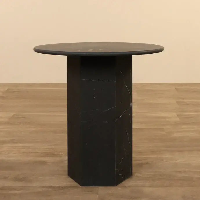 Florence Marble Side Table with Natural Elegance