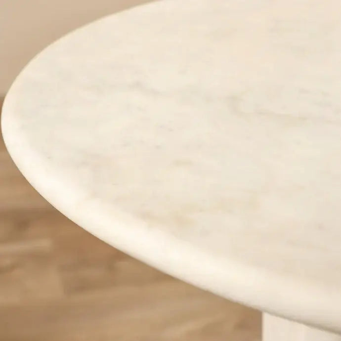 Florence Marble Side Table with Natural Elegance