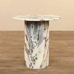Load image into Gallery viewer, Florence Marble Side Table with Natural Elegance