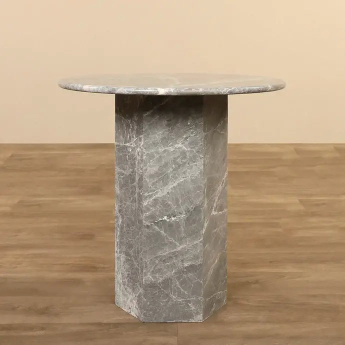 Florence Marble Side Table with Natural Elegance