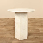 Load image into Gallery viewer, Florence Marble Side Table with Natural Elegance