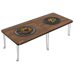 Load image into Gallery viewer, Fold Grill Mate Camping BBQ Table – Portable Wooden Outdoor Grill Station