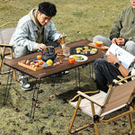 Load image into Gallery viewer, Fold Grill Mate Camping BBQ Table – Portable Wooden Outdoor Grill Station