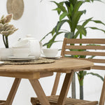 Load image into Gallery viewer, Foldable 4 Seater Outdoor Dining Set – Round