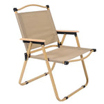 Load image into Gallery viewer, Foldable Camping Chair with Wooden Armrest