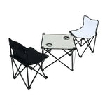 Load image into Gallery viewer, Foldable Camping Chairs With Table Set of 5