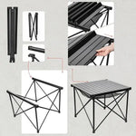Load image into Gallery viewer, Foldable Camping Table (Aluminum Top)