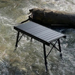 Load image into Gallery viewer, Foldable Camping Table with Adjustable Height