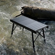 Foldable Camping Table with Adjustable Height