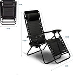 Load image into Gallery viewer, Foldable Outdoor Lounge Chair – Adjustable Camping &amp; Beach Recliner with Pillows and Cup Holders for Poolside, Garden &amp; Backyard**