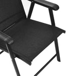 Load image into Gallery viewer, Foldable Patio Chair with Armrests and Breathable Seat Fabric, Outdoor Dining Chair-GCC Home Center