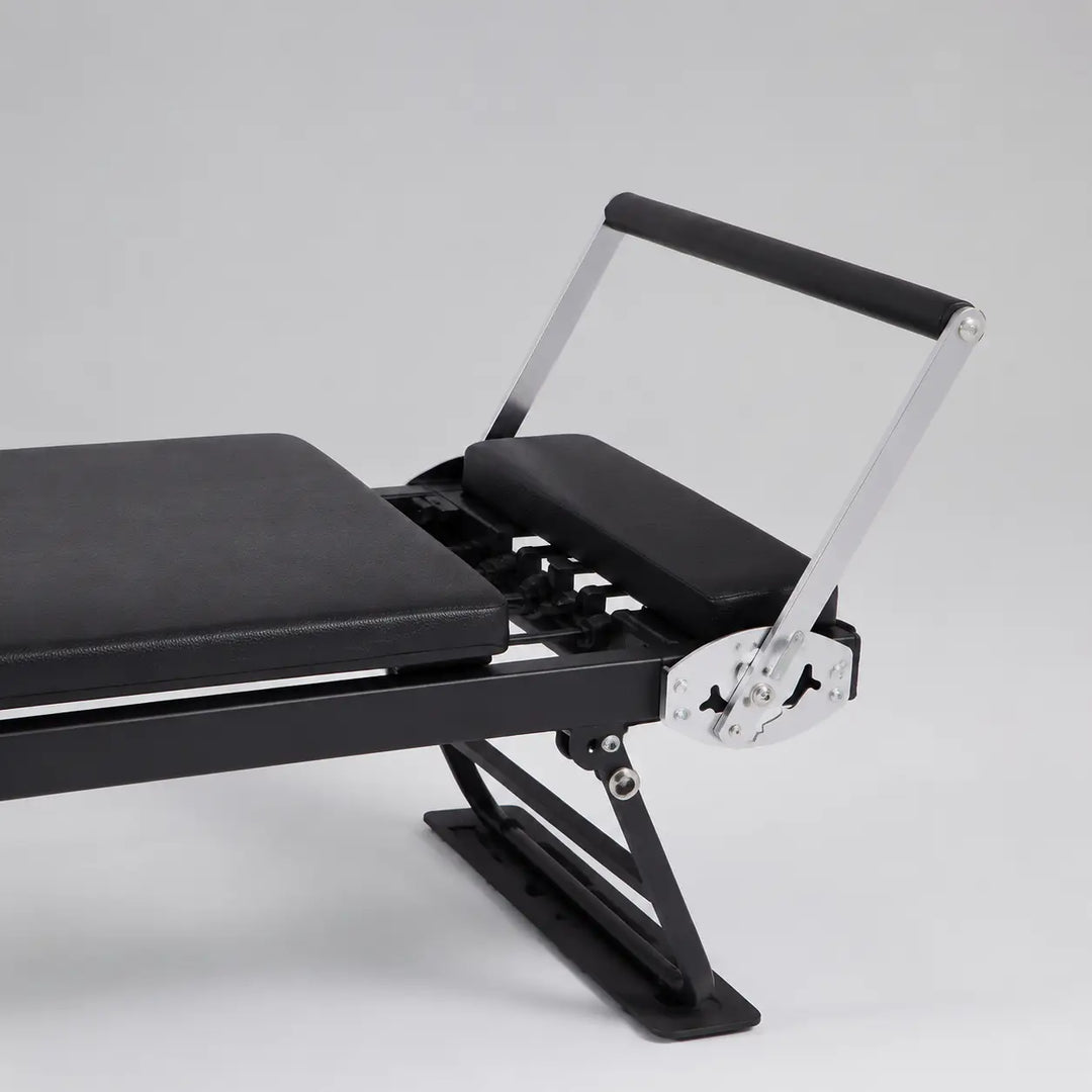Foldable Pilates Reformer Machine – Stainless Steel, Adjustable Resistance for Home Gym & Studio