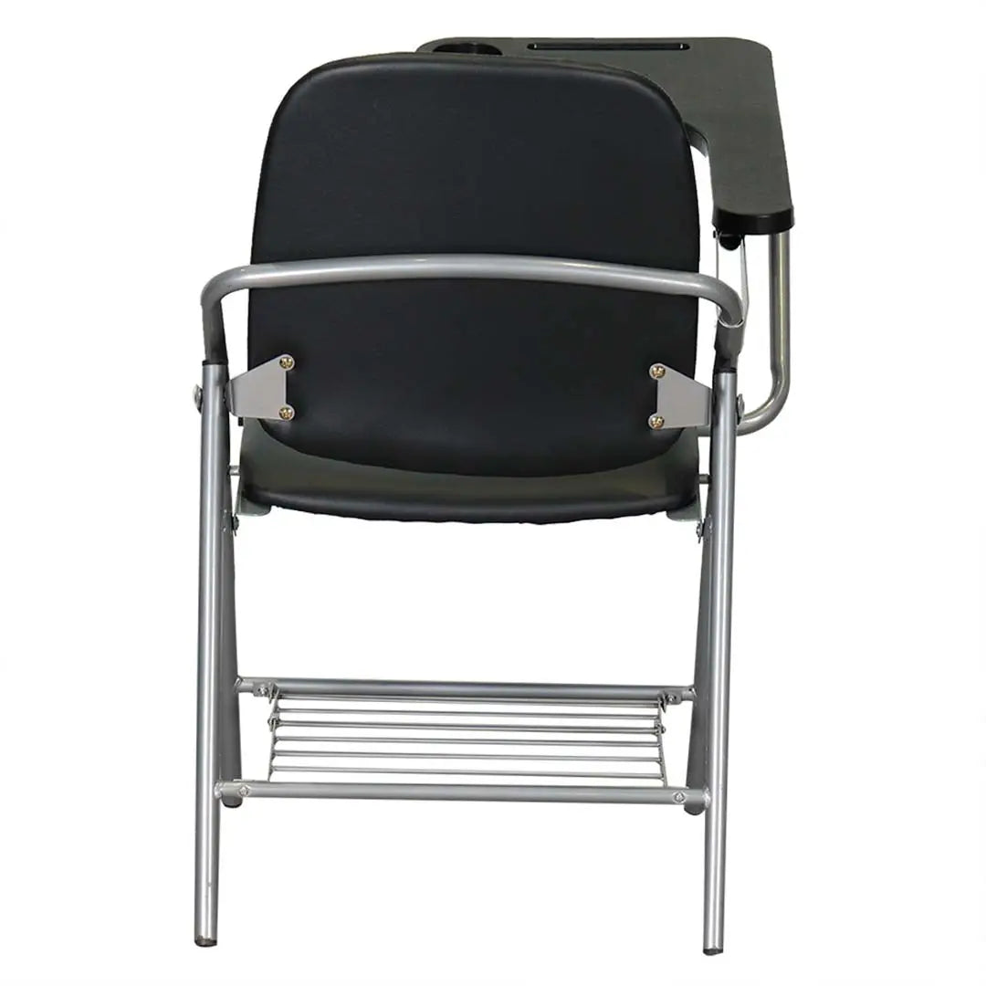 Foldable Student Chair with Metal Frame And Legs - Black-GCC Home Center