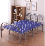 Load image into Gallery viewer, Folding Bed with Medicated Mattress Single Mattress Size 90x190 CM, Steel Frame Size 90x190cm-GCC Home Center