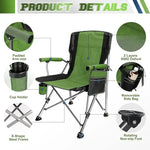 Load image into Gallery viewer, Folding Camping Chair Portable Outdoor Beach Chair, Heavy Duty Foldable Lawn Chair, Collapsible Lightweight Camp Chair-GCC Home Center