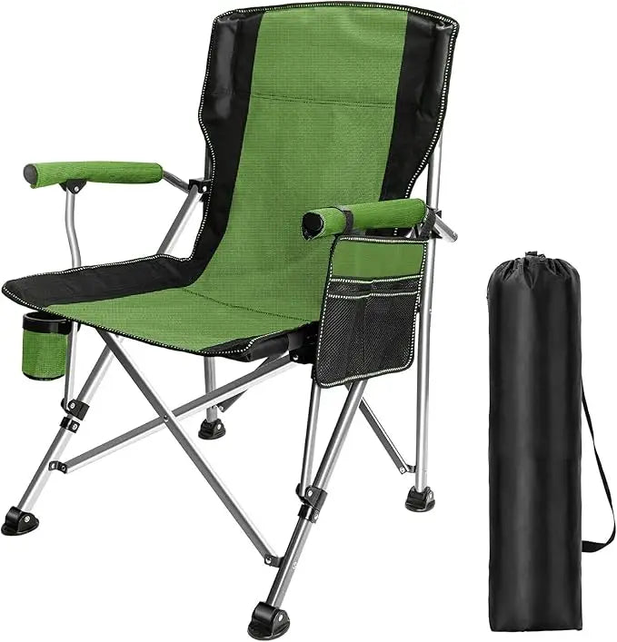 Folding Camping Chair Portable Outdoor Beach Chair, Heavy Duty Foldable Lawn Chair-GCC Home Center