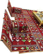 Load image into Gallery viewer, ALBAWADI Arabic Folding Carpet Camping Desert Carpet with Pillow Tent Floor Mat Sets