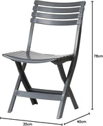 Load image into Gallery viewer, Folding Chair, Cool Grey Perfect For Households, Restaurants, Cafeterias And Events-GCC Home Center