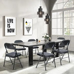 Load image into Gallery viewer, Folding Chair with Padded Fabric Seats Multi Functional Portable Chair For Home Dining Office-GCC Home Center