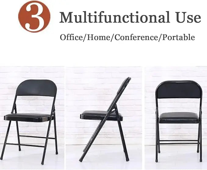 Folding Chair With Padded Seats Multi Functional Portable Chair-GCC Home Center