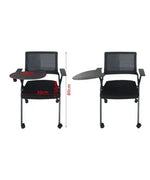 Load image into Gallery viewer, Folding Heavy Duty Chair with Wheels &amp; Foldable Arm Tablet for Home | School | Study Chair-GCC Home Center