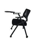 Load image into Gallery viewer, Folding Heavy Duty Chair with Wheels &amp; Foldable Arm Tablet for Home | School | Study Chair-GCC Home Center
