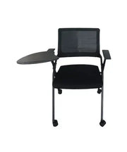Folding Heavy Duty Chair with Wheels & Foldable Arm Tablet for Home | School | Study Chair-GCC Home Center