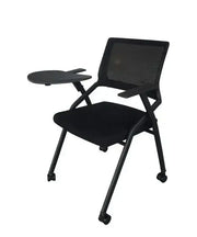 Folding Heavy Duty Chair with Wheels & Foldable Arm Tablet for Home | School | Study Chair-GCC Home Center