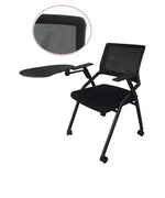 Load image into Gallery viewer, Folding Heavy Duty Chair with Wheels &amp; Foldable Arm Tablet for Home | School | Study Chair-GCC Home Center